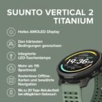 SUUNTO Vertical 2 GPS-Sportuhr, 1,5-Zoll AMOLED, 115+ Sportmodi – Bild 2