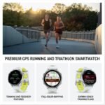 Garmin Forerunner 970 GPS-Lauf- & Triathlon-Smartwatch, AMOLED, LED-Taschenlampe, Titan/Whitestone – Bild 3