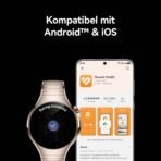 HUAWEI Watch 5 Smartwatch, GPS, 42mm, Beige – Bild 8
