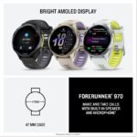 Garmin Forerunner 970 GPS-Lauf- & Triathlon-Smartwatch, AMOLED, LED-Taschenlampe, Gold/Grau – Bild 7