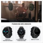 Garmin Fenix E 47 mm GPS-Multisport-Smartwatch, Schwarz/Schiefergrau – Bild 6
