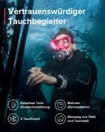 SUUNTO Ocean GPS-Multisportuhr & Tauchcomputer, 100 m wasserdicht – Bild 4