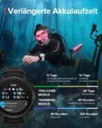 SUUNTO Ocean GPS-Multisportuhr & Tauchcomputer, 100 m wasserdicht – Bild 3