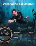 SUUNTO Ocean GPS-Multisportuhr & Tauchcomputer, 100 m wasserdicht – Bild 3