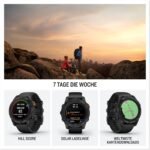 Garmin Fenix 7X Pro Solar 51 mm GPS-Multisport-Smartwatch, Schwarz – Bild 4