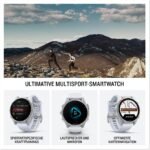 Garmin Fenix 8 43 mm GPS-Multisport-Smartwatch, Steinweiß/Silber – Bild 4